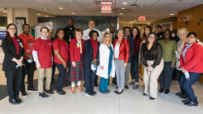 American Heart Month Celebration Group Photo