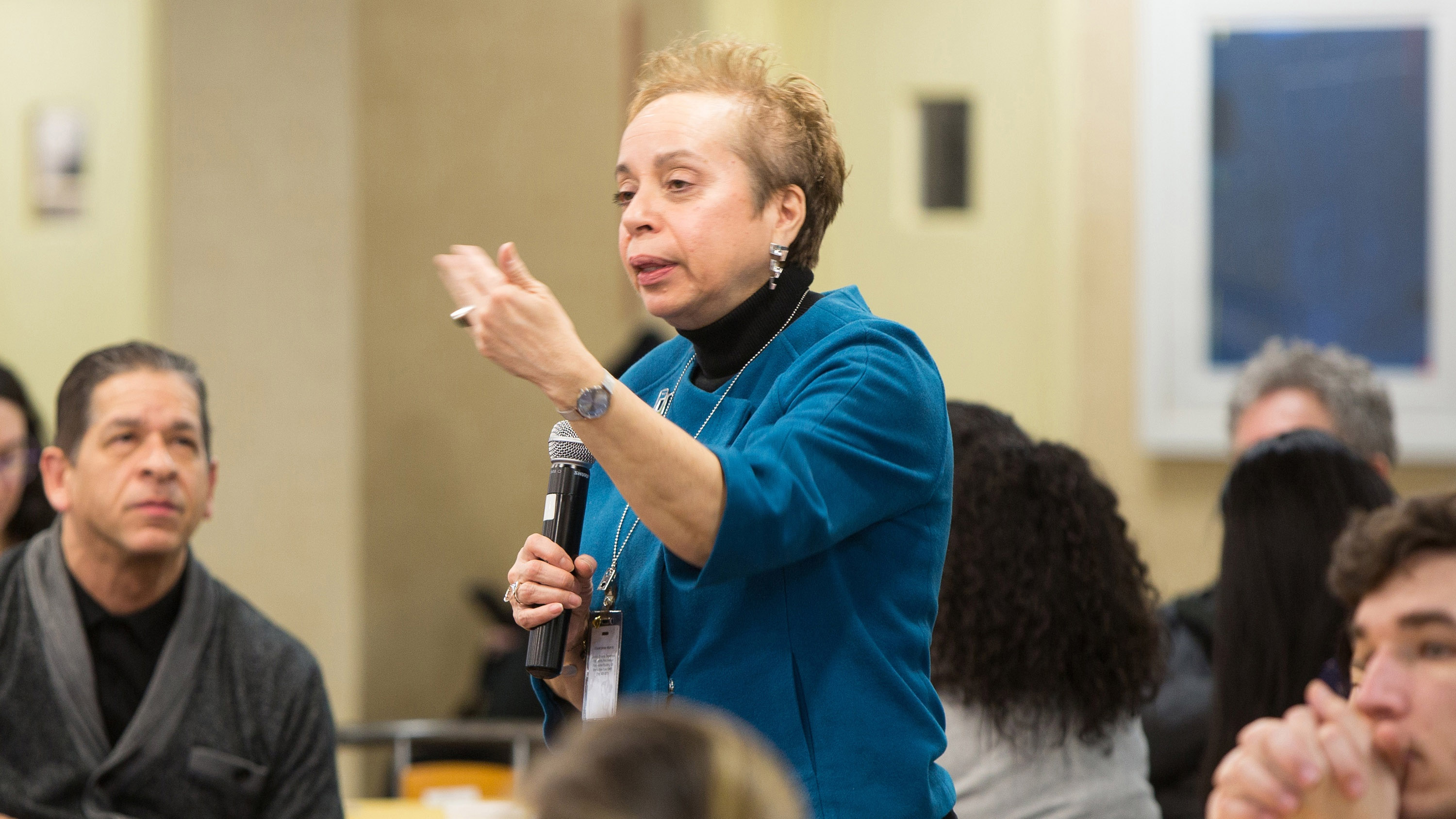 Soto shares her perspective at an Einstein event.