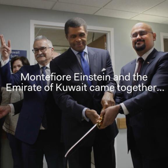 Montefiore Einstein and the Emirate of Kuwait open a new medical center.